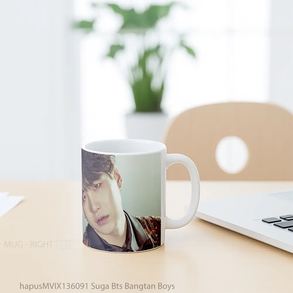 Mug Suga Bts Bangtan Boys Gelas Keramik Unik - All-side / Desain