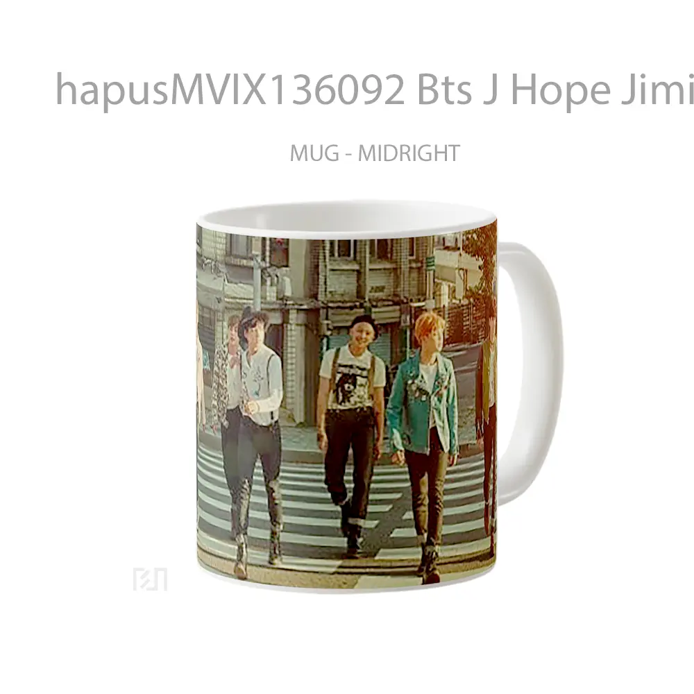 Mug Bts J Hope Jimin Jin Jungkook Rm Suga Y V V1 Gelas Keramik Unik - All-side / Desain