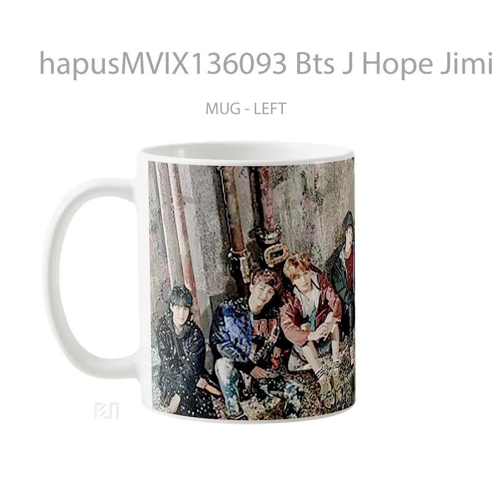 Mug Bts J Hope Jimin Jin Jungkook Rm Suga Y V V2 Gelas Keramik Unik - All-side / Desain