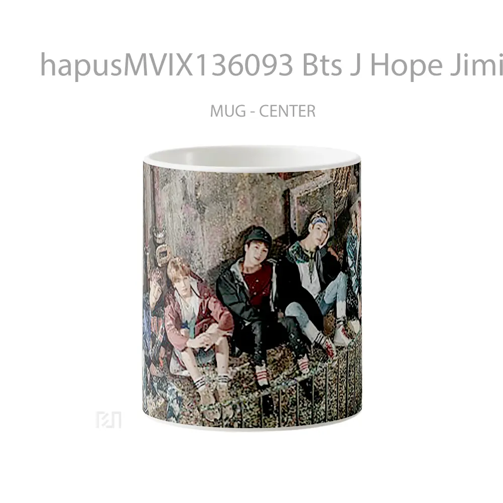 Mug Bts J Hope Jimin Jin Jungkook Rm Suga Y V V2 Gelas Keramik Unik