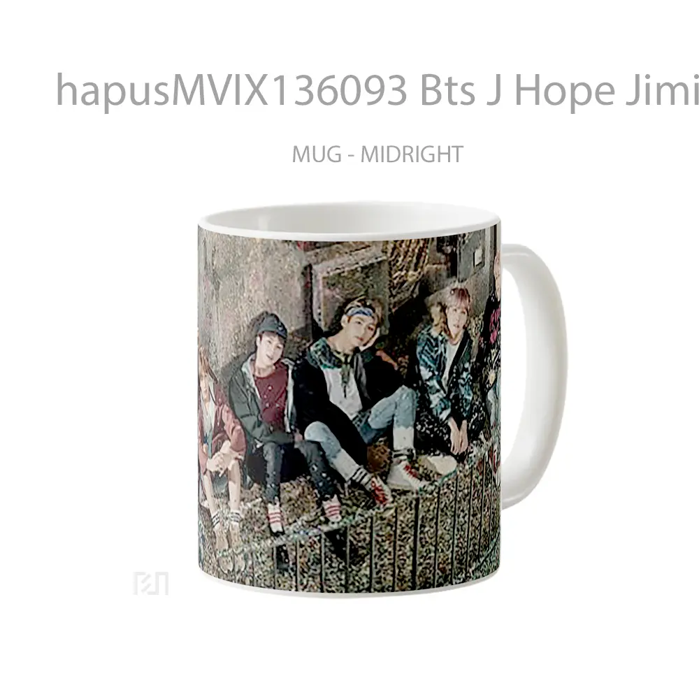 Mug Bts J Hope Jimin Jin Jungkook Rm Suga Y V V2 Gelas Keramik Unik - All-side / Desain