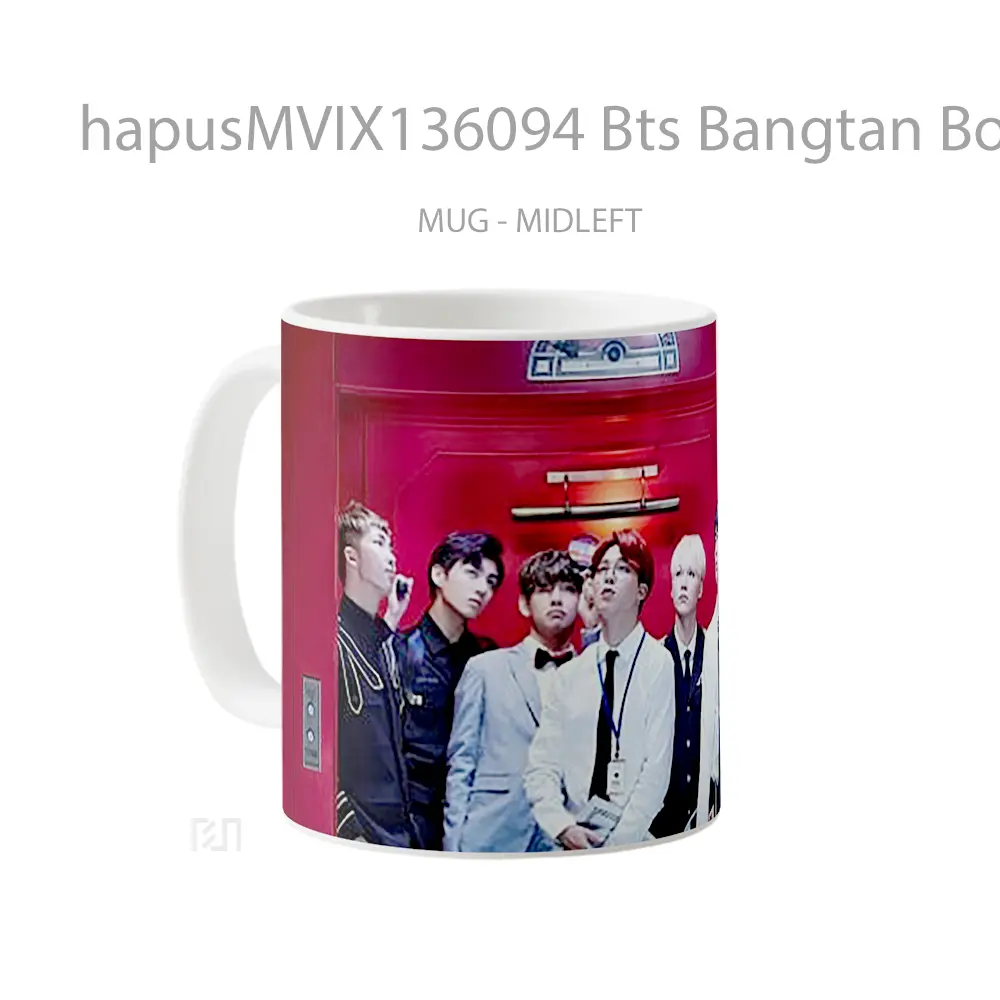 Mug Bts Bangtan Boys V1 Gelas Keramik Unik - All-side / Desain