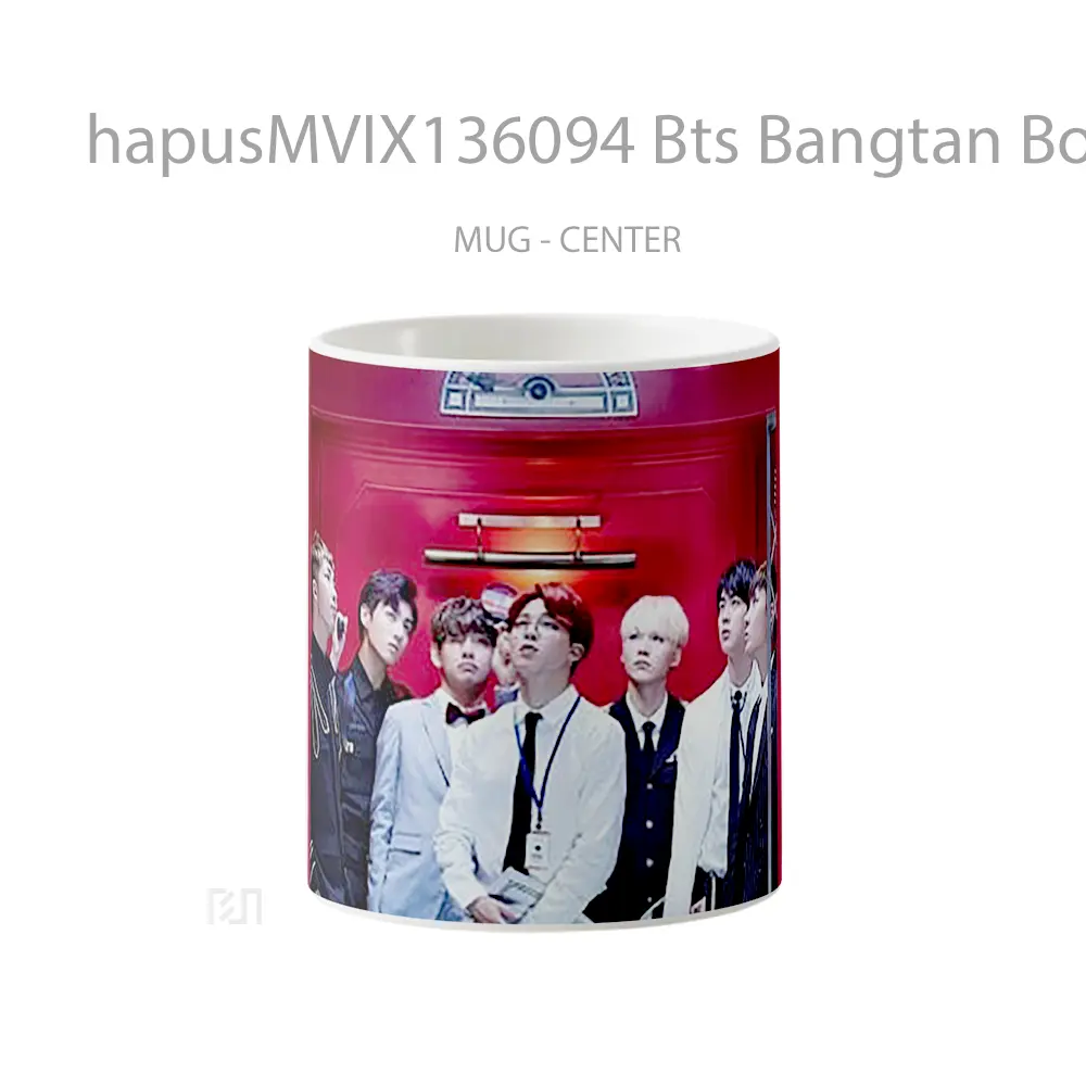 Mug Bts Bangtan Boys V1 Gelas Keramik Unik