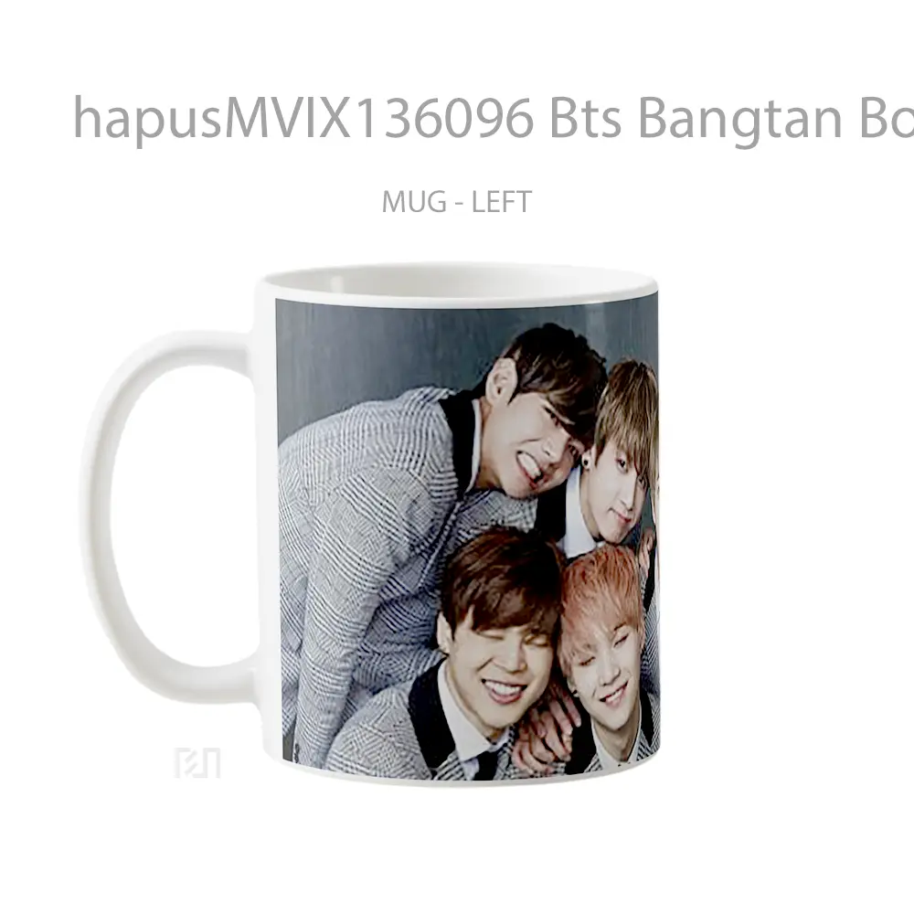 Mug Bts Bangtan Boys V2 Gelas Keramik Unik - All-side / Desain
