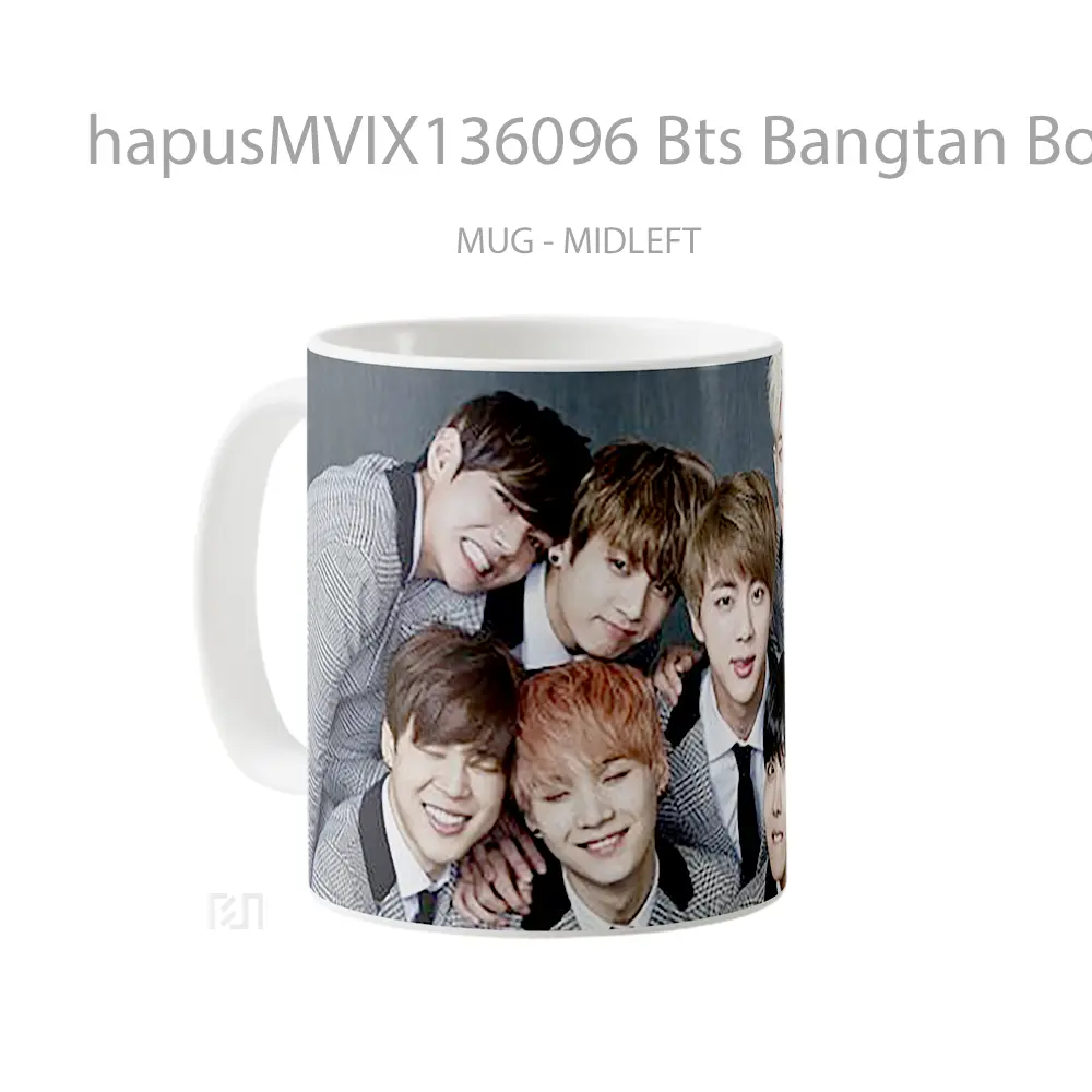 Mug Bts Bangtan Boys V2 Gelas Keramik Unik - All-side / Desain