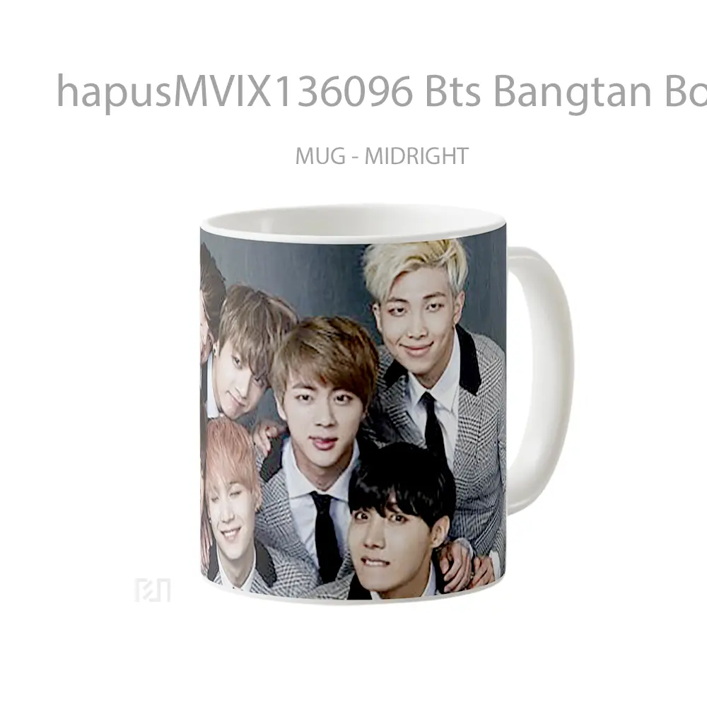 Mug Bts Bangtan Boys V2 Gelas Keramik Unik - All-side / Desain