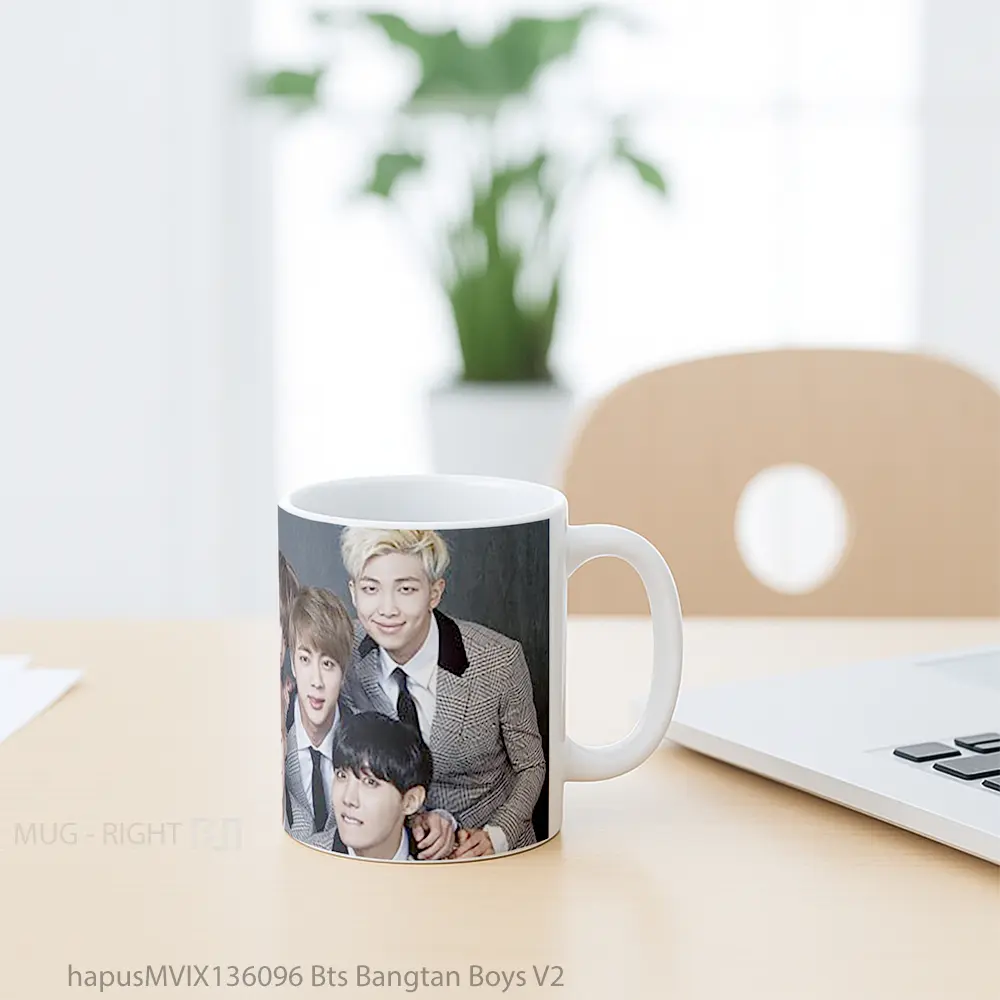 Mug Bts Bangtan Boys V2 Gelas Keramik Unik - All-side / Desain