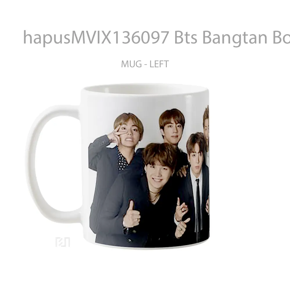 Mug Bts Bangtan Boys V3 Gelas Keramik Unik - All-side / Desain