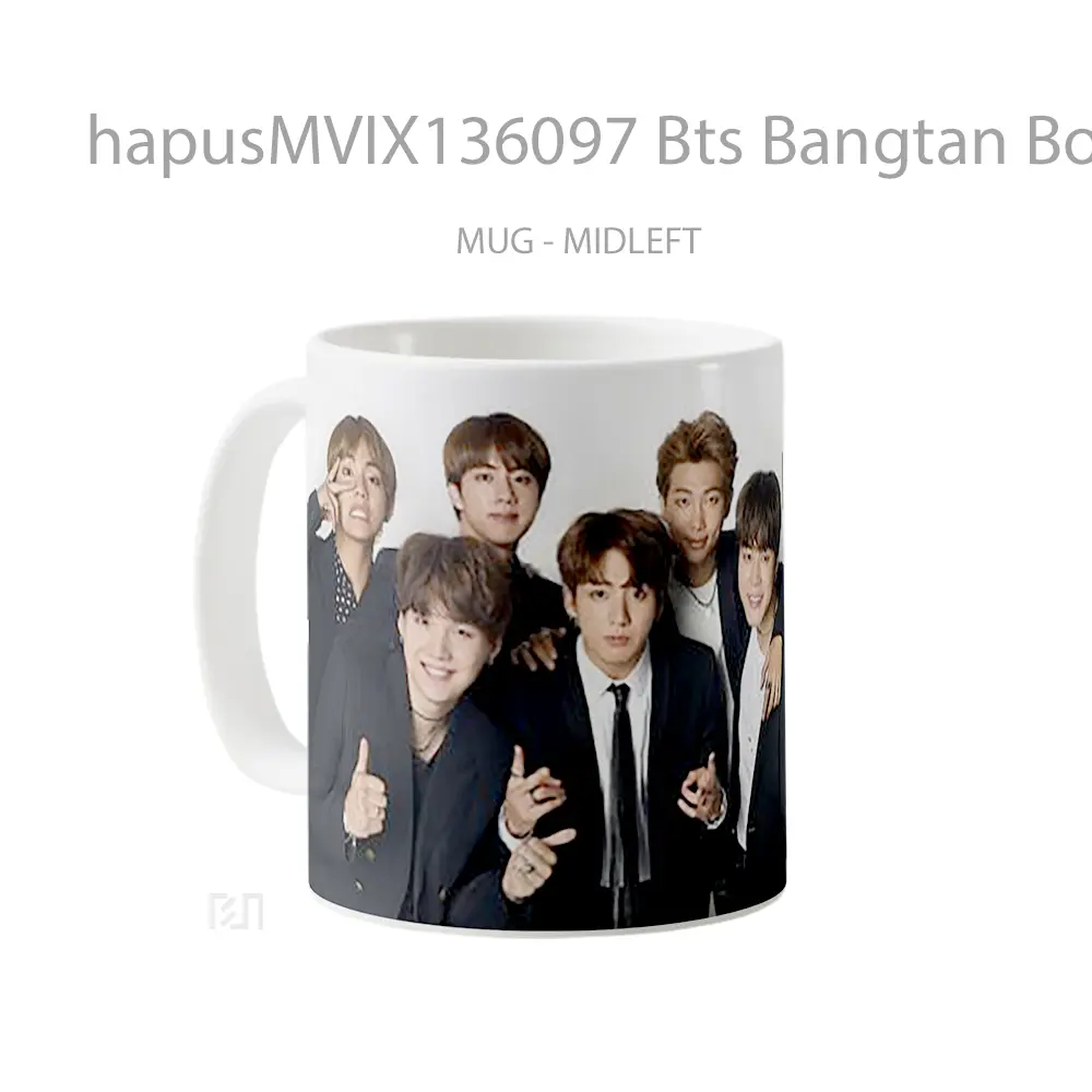 Mug Bts Bangtan Boys V3 Gelas Keramik Unik - All-side / Desain