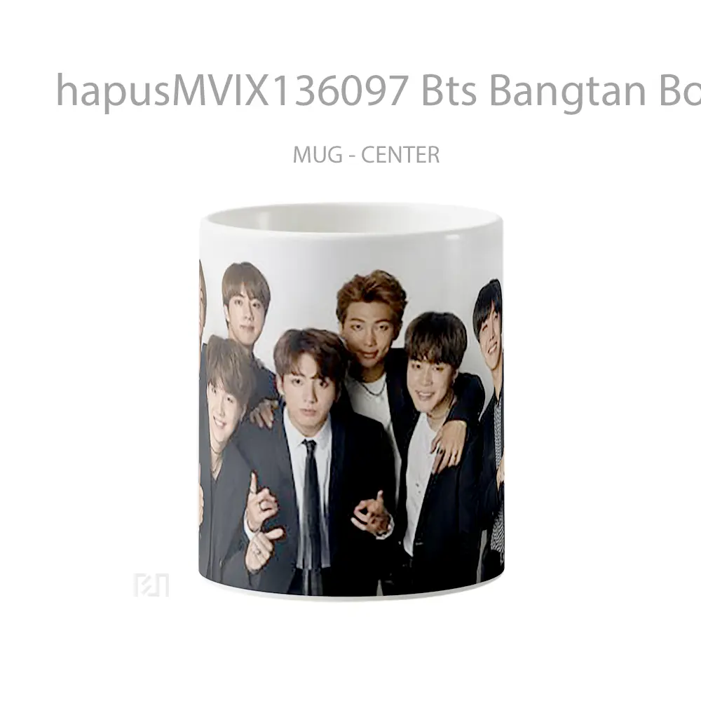 Mug Bts Bangtan Boys V3 Gelas Keramik Unik