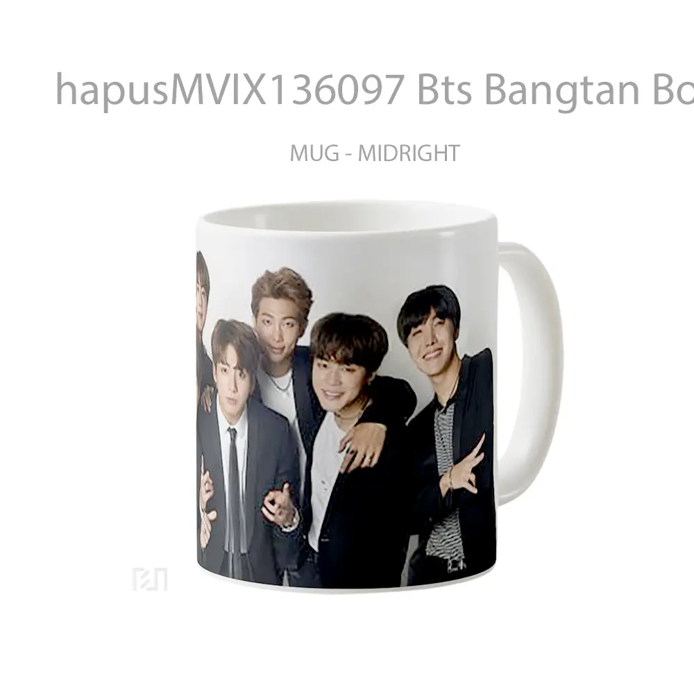 Mug Bts Bangtan Boys V3 Gelas Keramik Unik - All-side / Desain