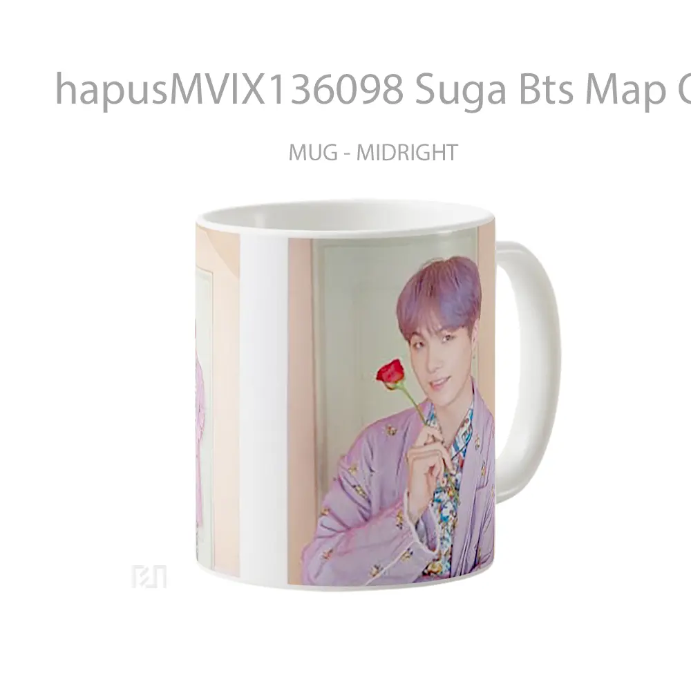 Mug Suga Bts Map Of The Soul Persona Gelas Keramik Unik - All-side / Desain