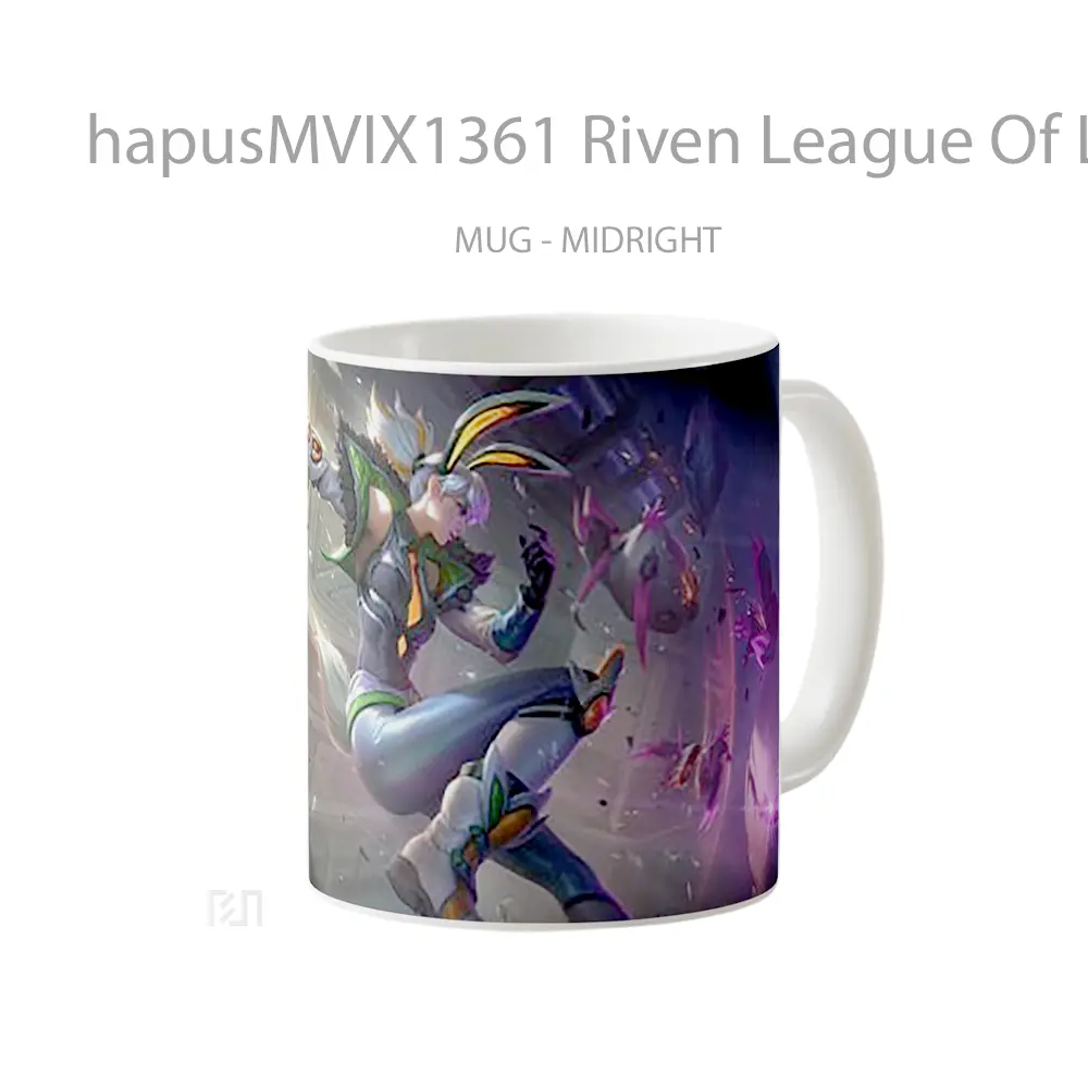 Mug Riven League Of Legends V1 Cangkir Gamer - All-side / Desain