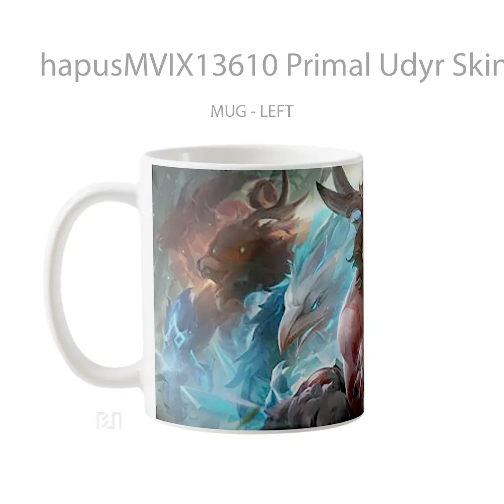 Mug Primal Udyr Skin League Of Legends Cangkir Gamer - All-side / Desain