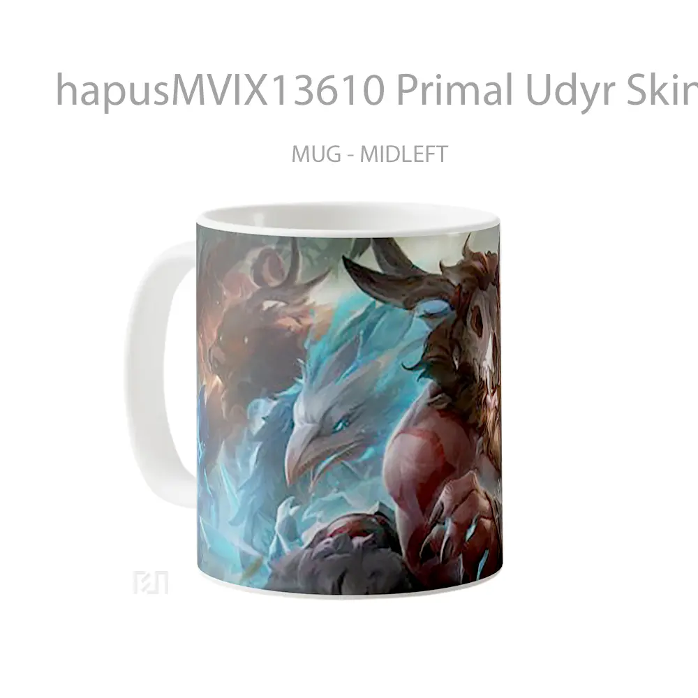 Mug Primal Udyr Skin League Of Legends Cangkir Gamer - All-side / Desain