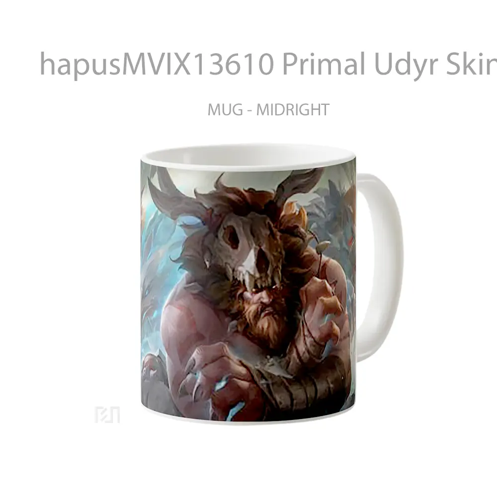 Mug Primal Udyr Skin League Of Legends Cangkir Gamer - All-side / Desain