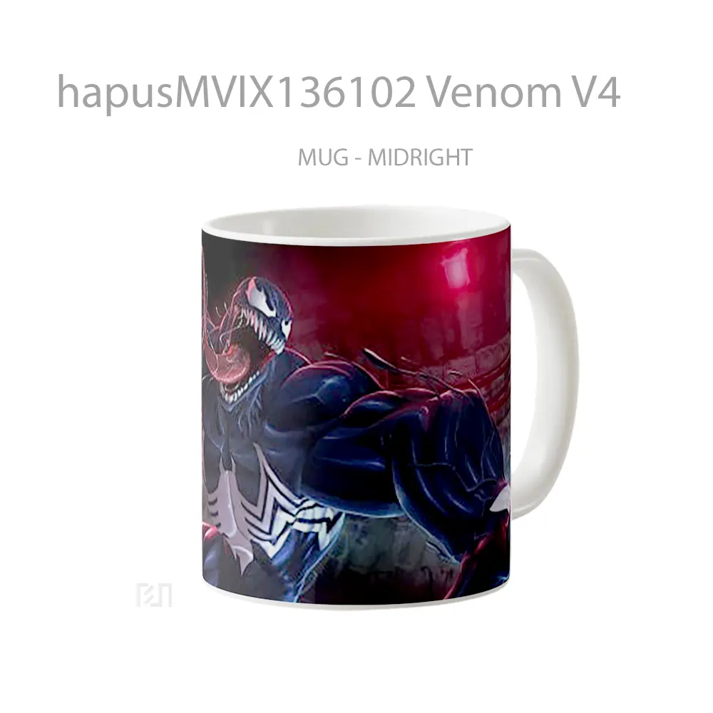 Mug Venom V4 Gelas Superhero - All-side / Desain