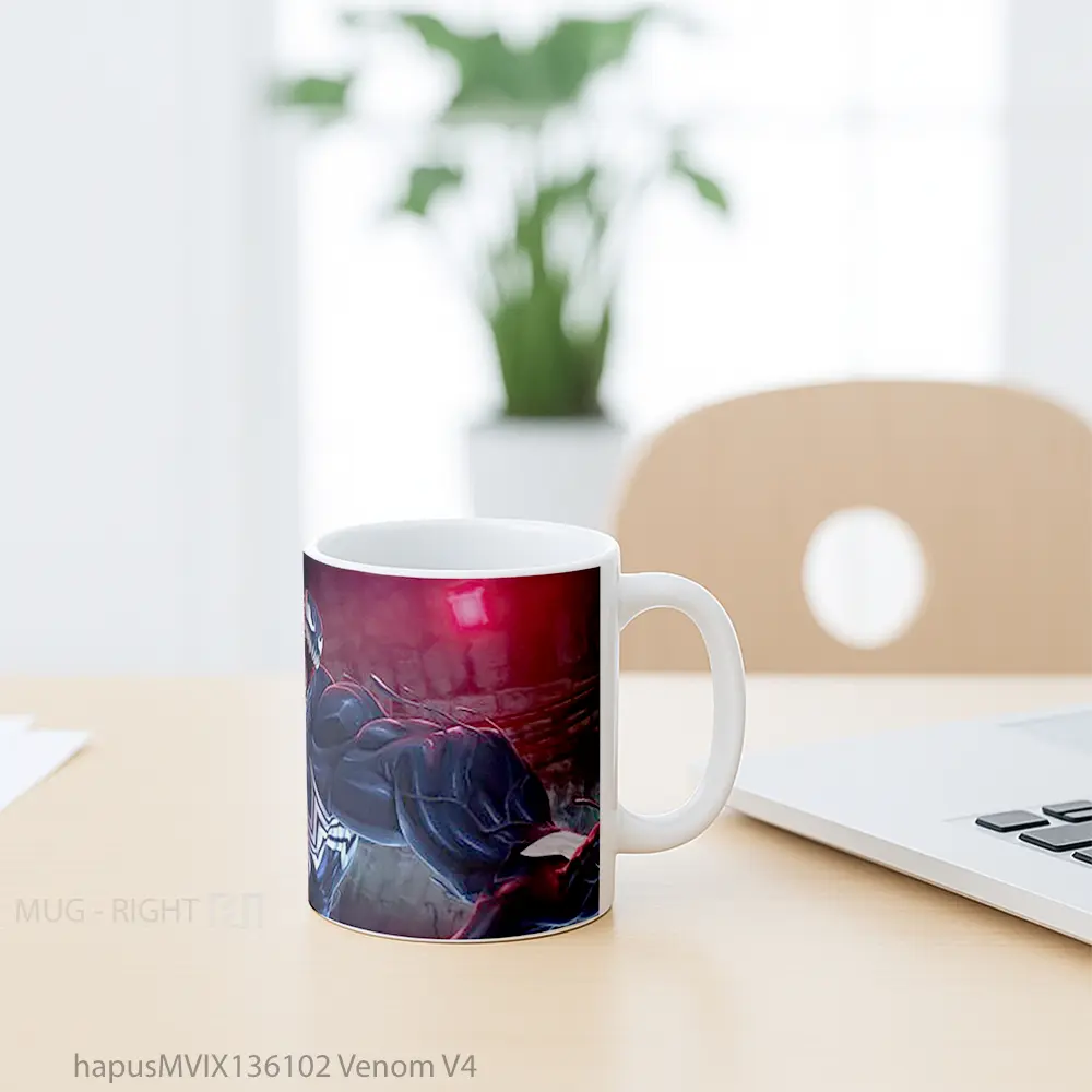 Mug Venom V4 Gelas Superhero - All-side / Desain