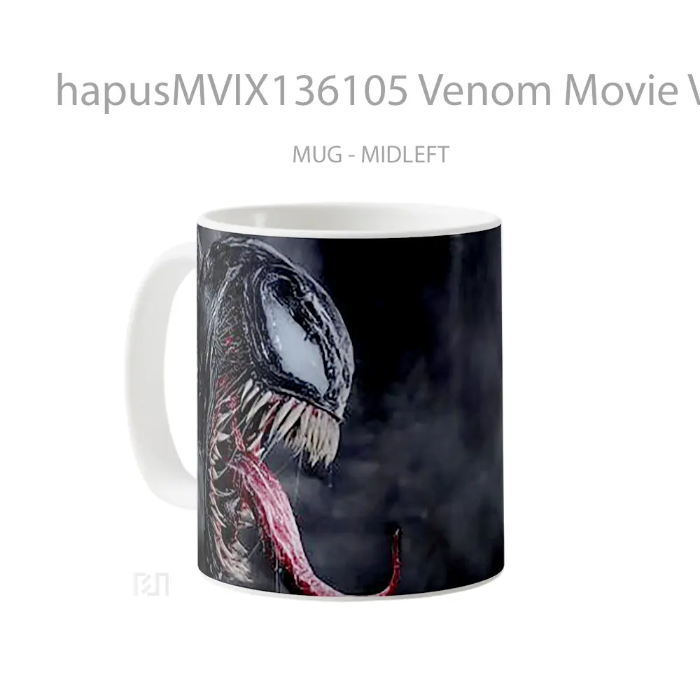 Mug Venom Movie V1 Gelas Superhero - All-side / Desain