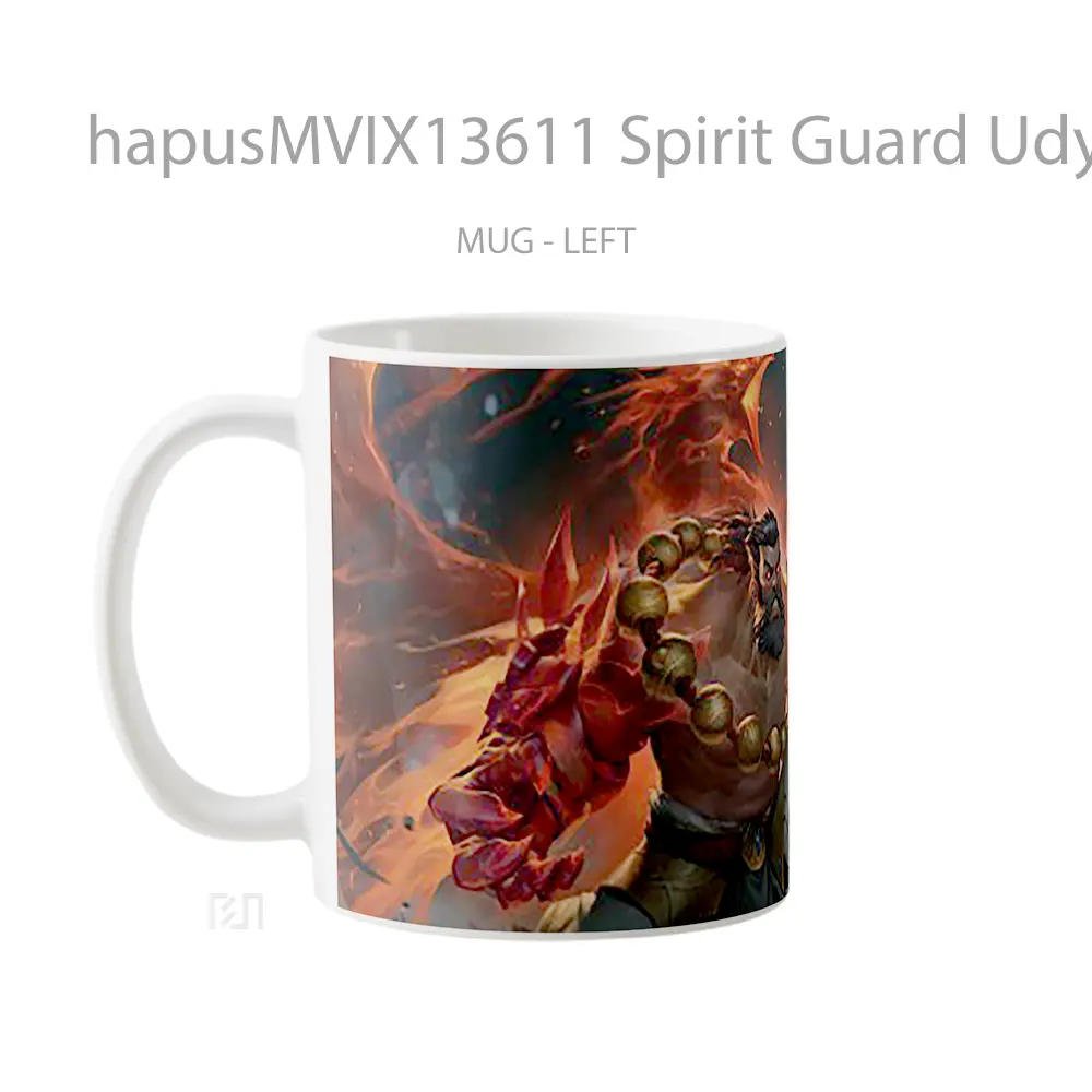 Mug Spirit Guard Udyr Skin League Of Legends Cangkir Gamer - All-side / Desain
