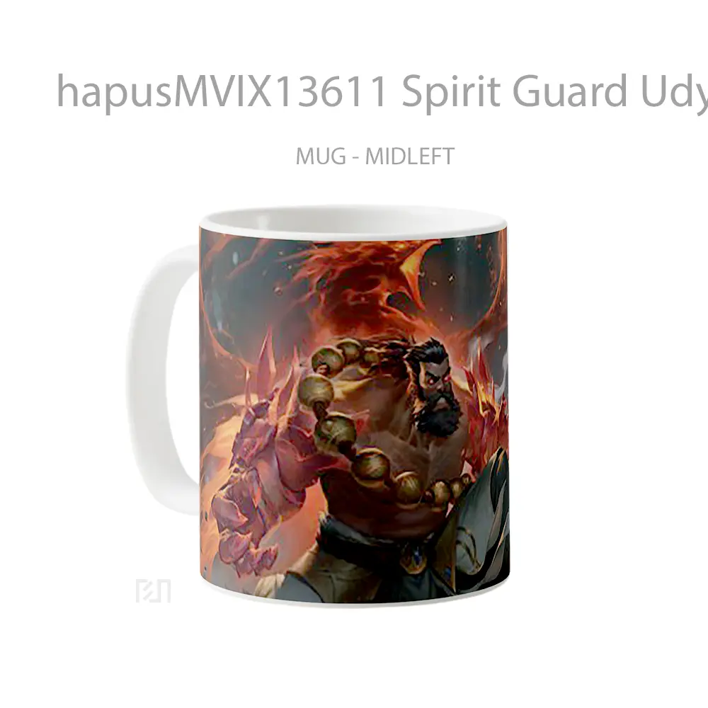 Mug Spirit Guard Udyr Skin League Of Legends Cangkir Gamer - All-side / Desain
