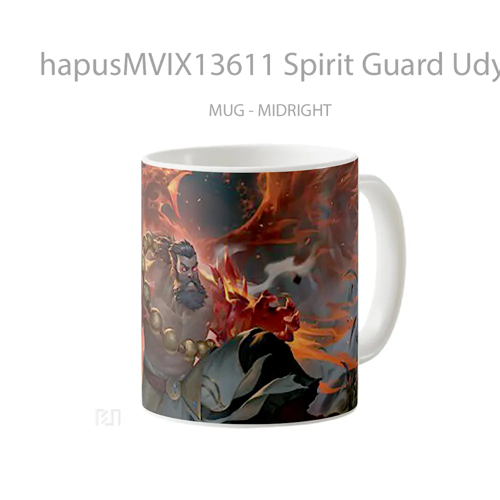 Mug Spirit Guard Udyr Skin League Of Legends Cangkir Gamer - All-side / Desain