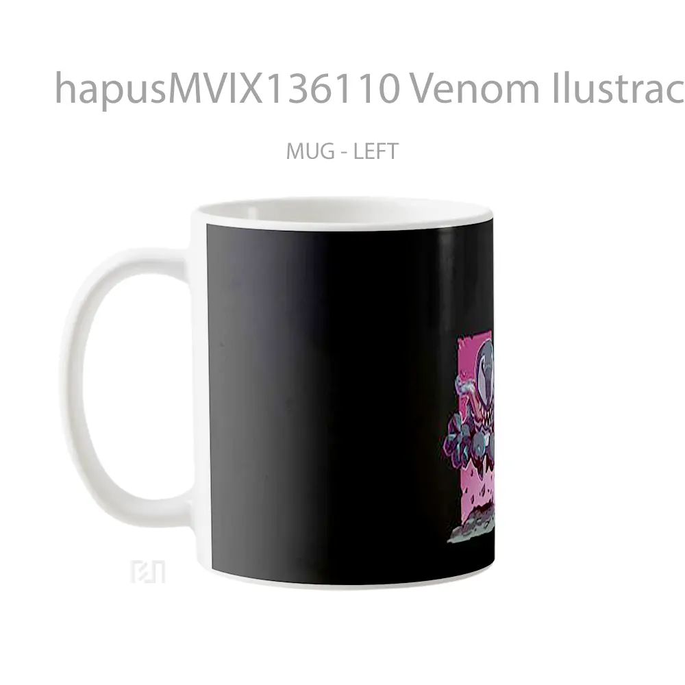 Mug Venom Ilustracion Gelas Superhero - All-side / Desain
