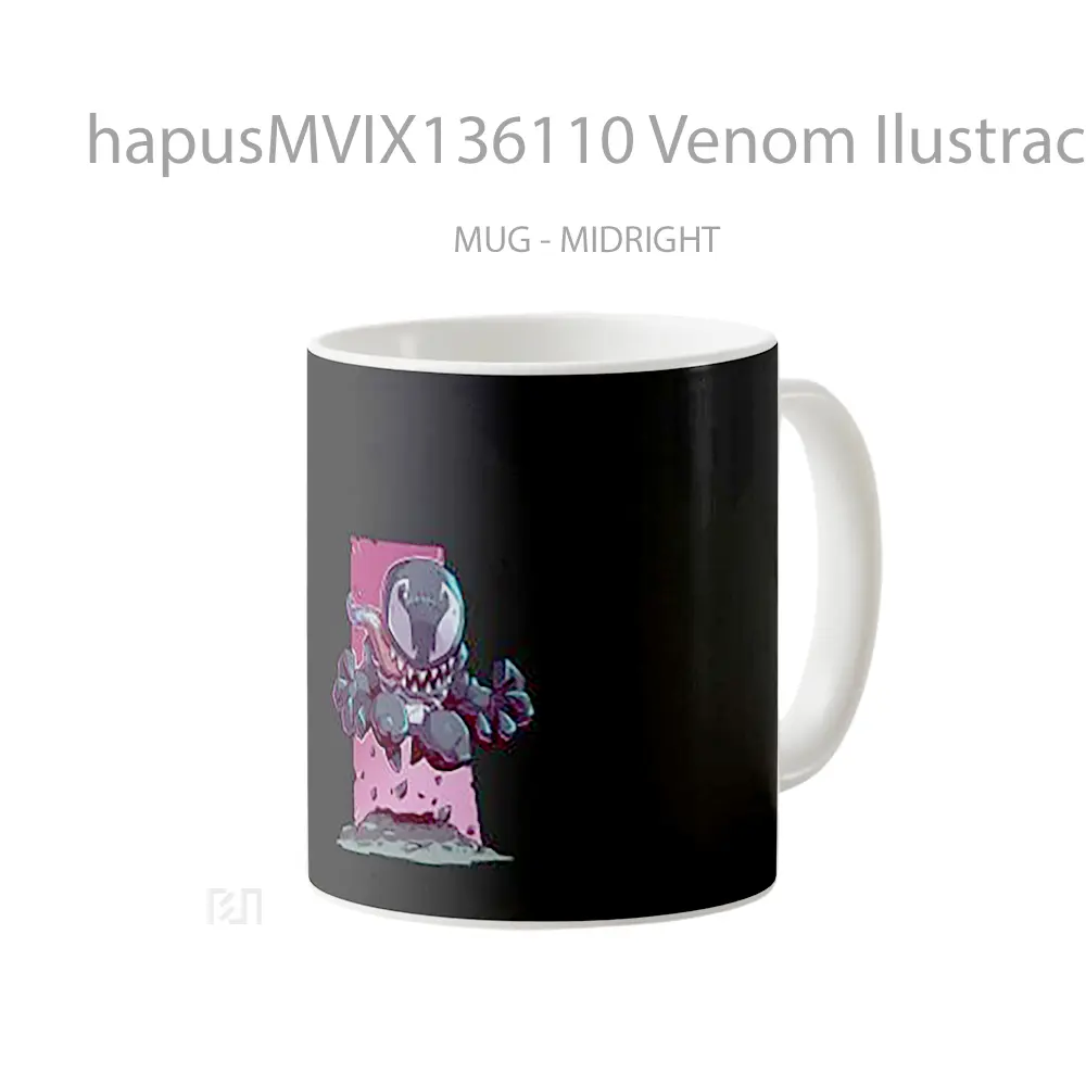 Mug Venom Ilustracion Gelas Superhero - All-side / Desain