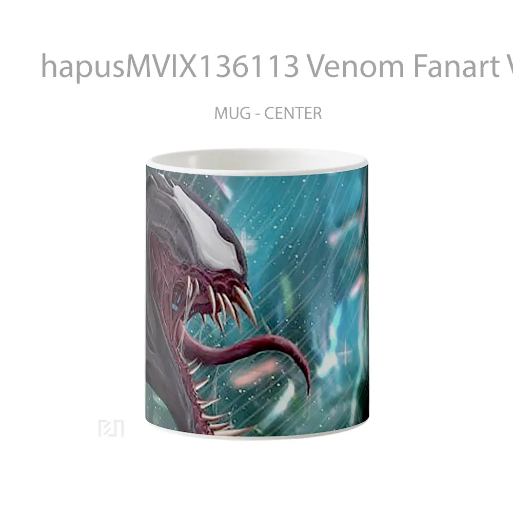 Mug Venom Fanart V2 Gelas Superhero