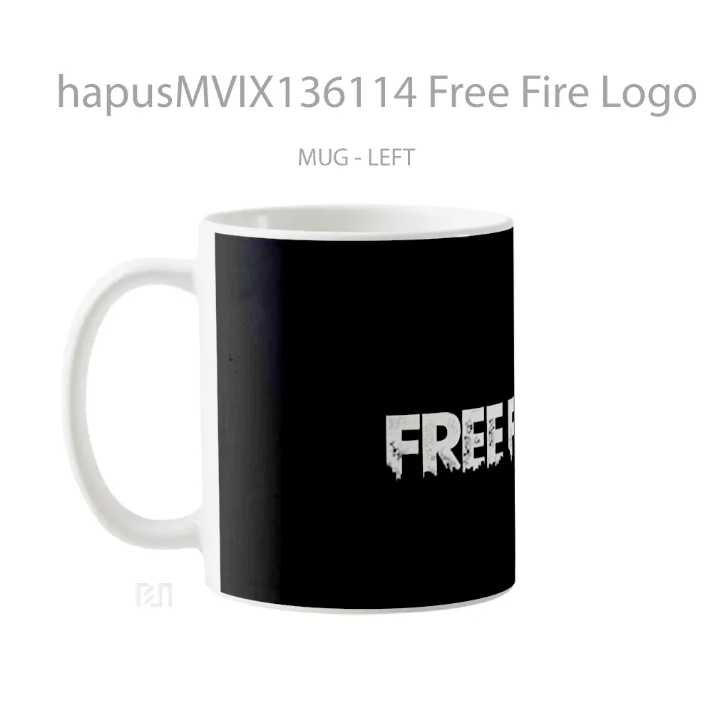 Mug Free Fire Logo Cangkir Gamer - All-side / Desain