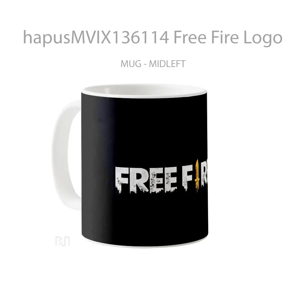 Mug Free Fire Logo Cangkir Gamer - All-side / Desain