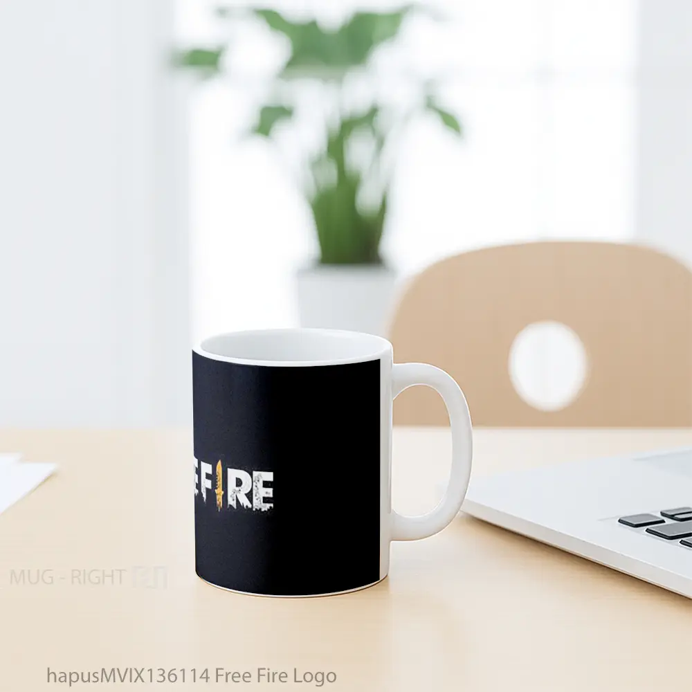 Mug Free Fire Logo Cangkir Gamer - All-side / Desain