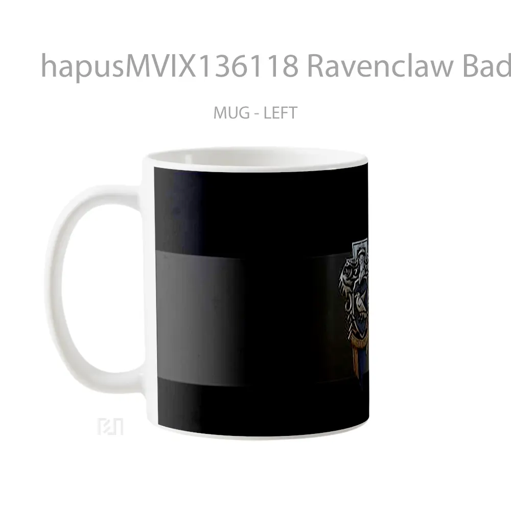 Mug Ravenclaw Badge Harry Potter V1 Gelas Film - All-side / Desain