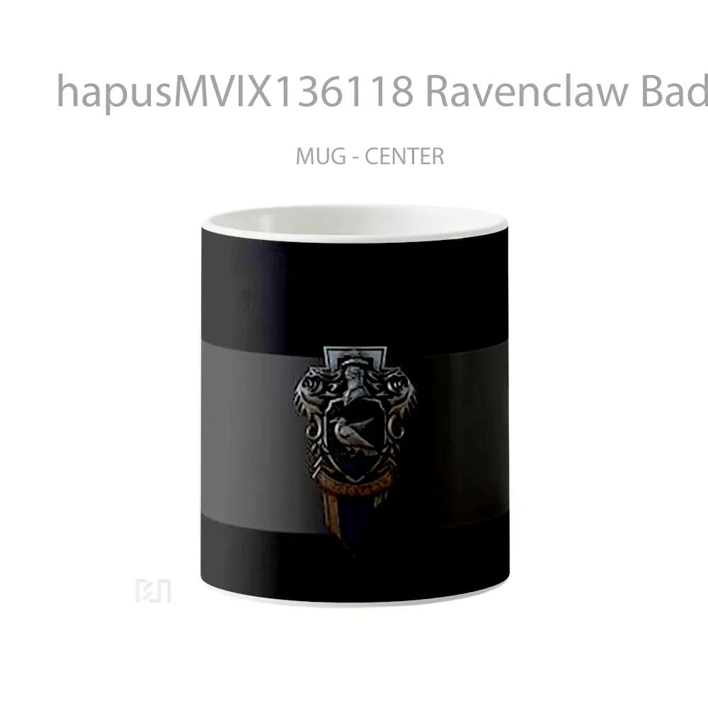 Mug Ravenclaw Badge Harry Potter V1 Gelas Film