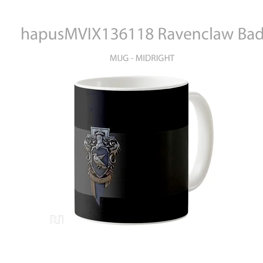 Mug Ravenclaw Badge Harry Potter V1 Gelas Film - All-side / Desain
