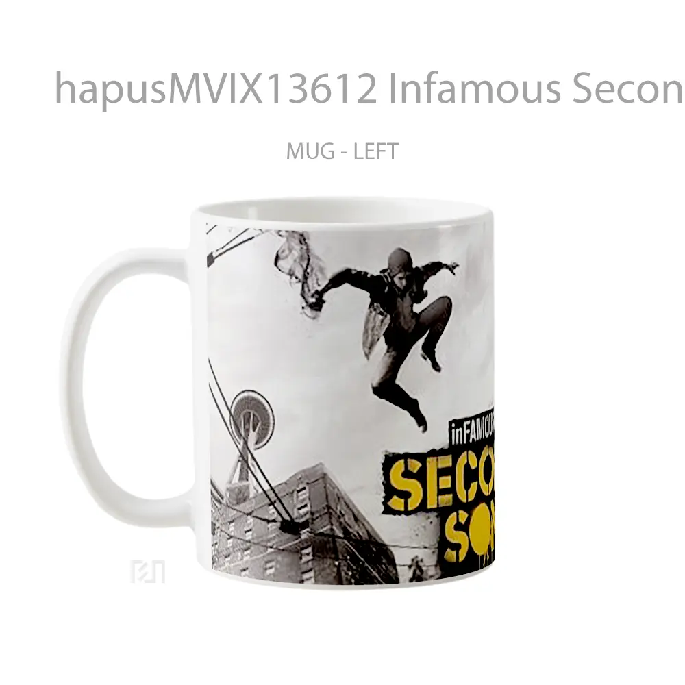 Mug Infamous Second Son Gelas Keramik Unik - All-side / Desain