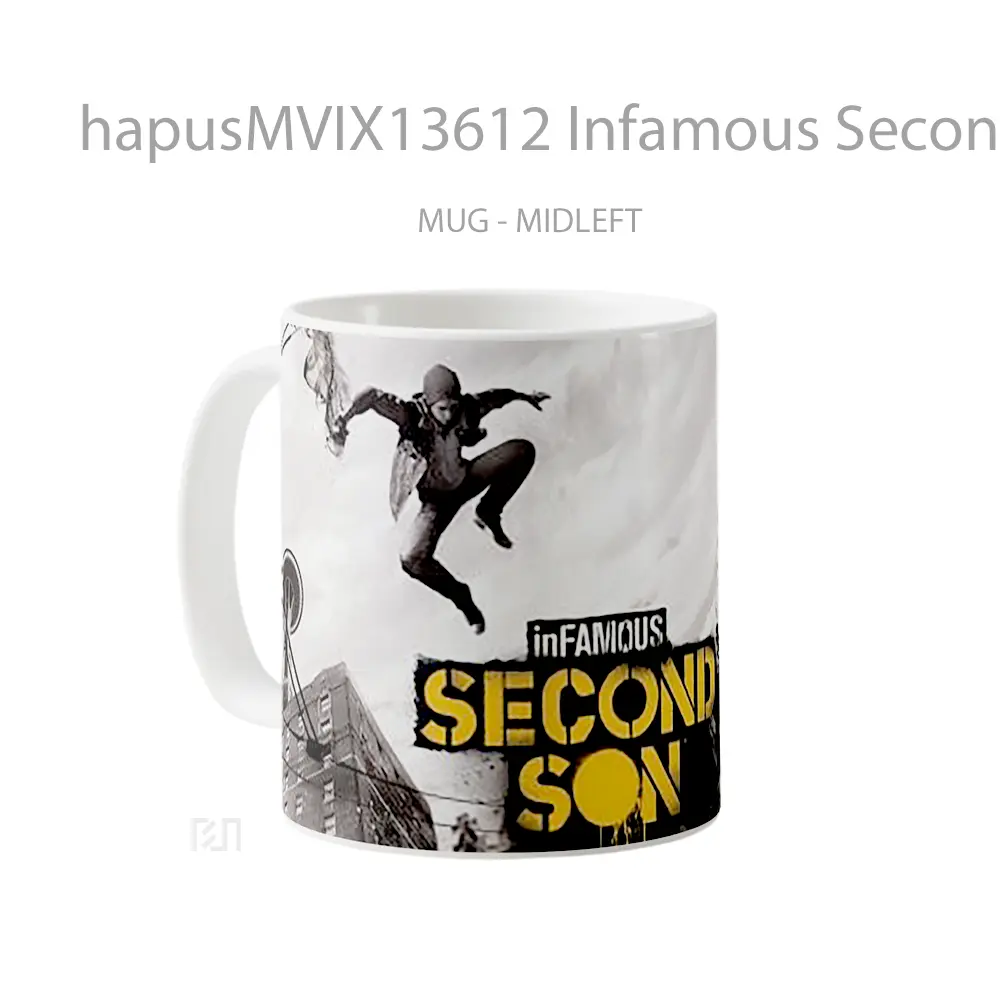 Mug Infamous Second Son Gelas Keramik Unik - All-side / Desain