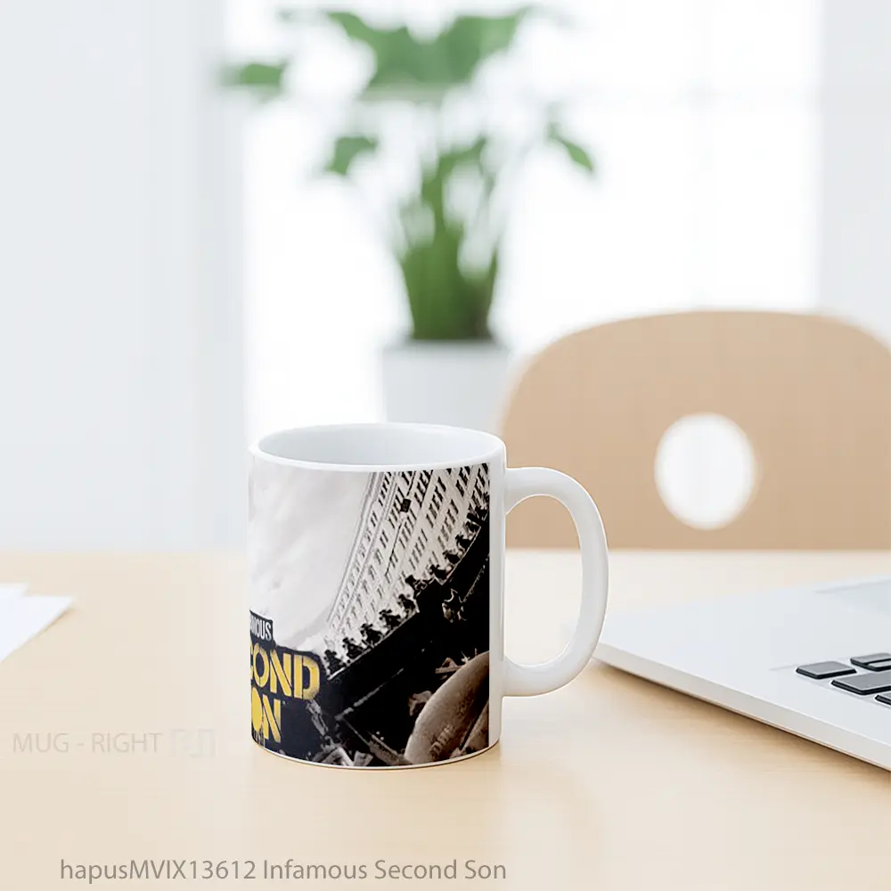 Mug Infamous Second Son Gelas Keramik Unik - All-side / Desain