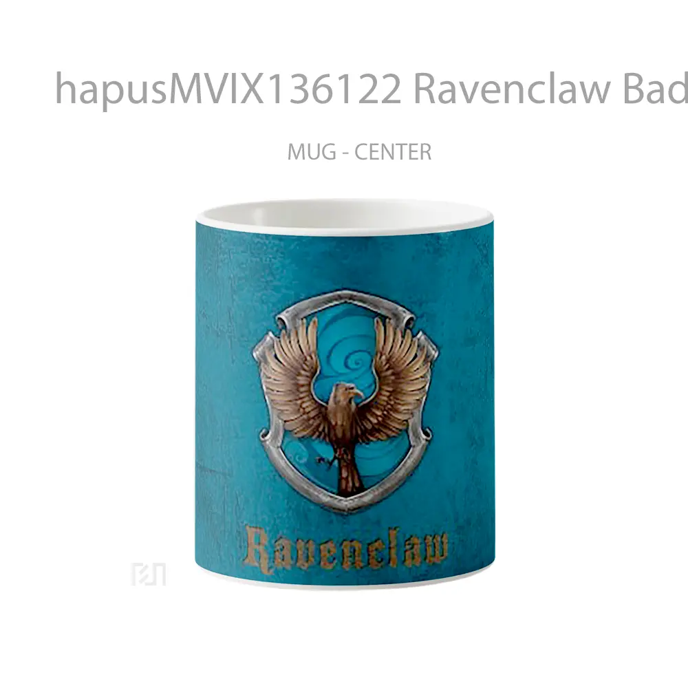 Mug Ravenclaw Badge Harry Potter V2 Gelas Film