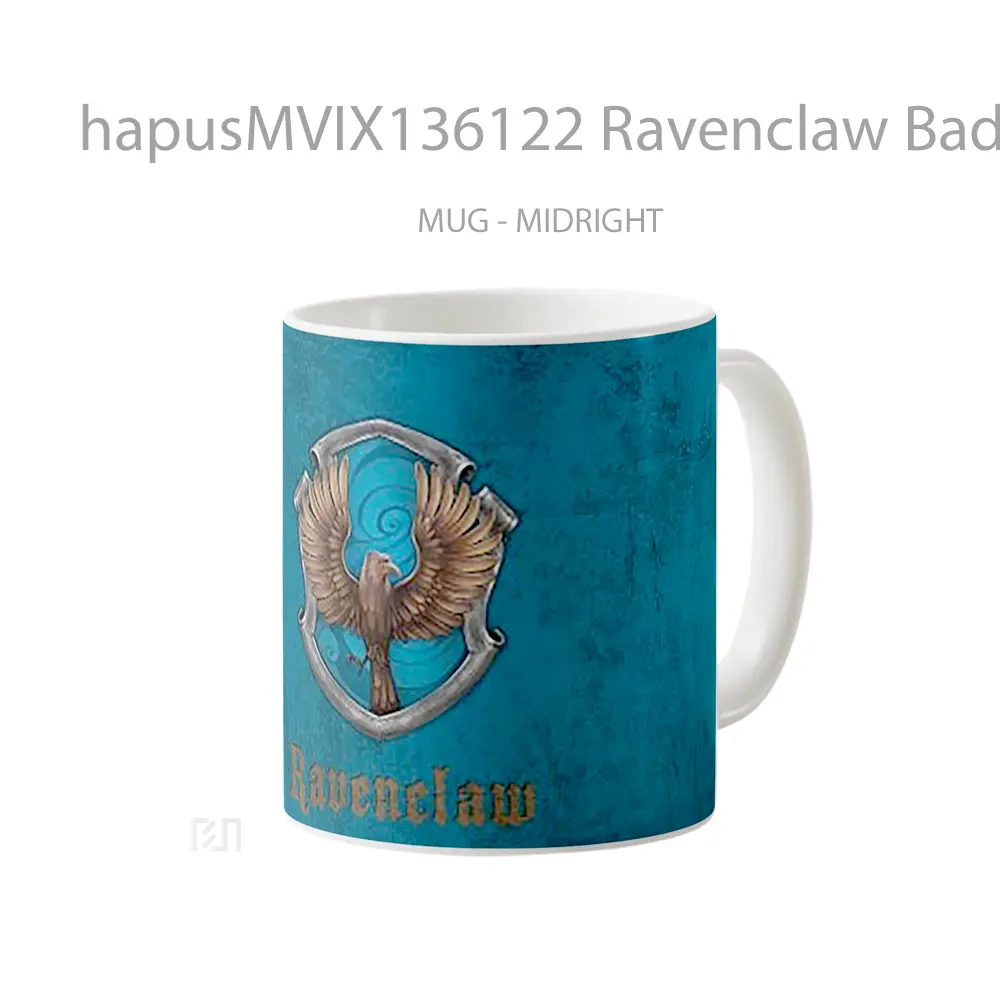 Mug Ravenclaw Badge Harry Potter V2 Gelas Film - All-side / Desain