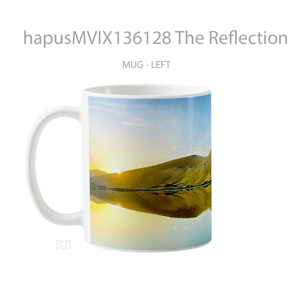 Mug The Reflection Of The Desert Gelas Pemandangan Alam - All-side / Desain