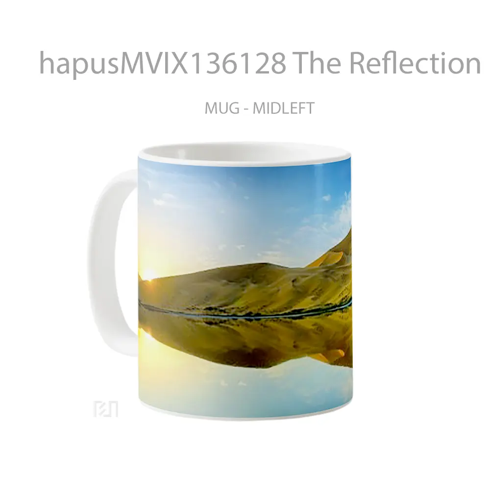 Mug The Reflection Of The Desert Gelas Pemandangan Alam - All-side / Desain