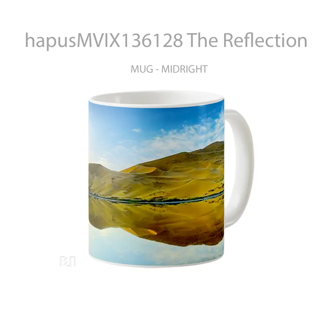 Mug The Reflection Of The Desert Gelas Pemandangan Alam - All-side / Desain