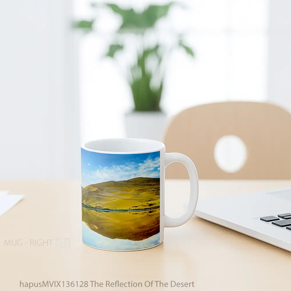 Mug The Reflection Of The Desert Gelas Pemandangan Alam - All-side / Desain