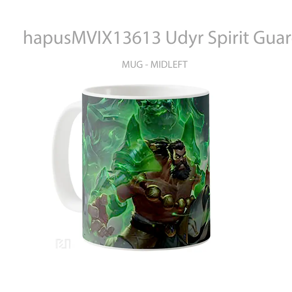 Mug Udyr Spirit Guard Turtle League Of Legends Cangkir Gamer - All-side / Desain