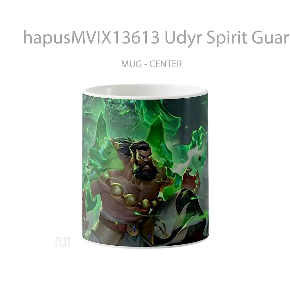 Mug Udyr Spirit Guard Turtle League Of Legends Cangkir Gamer