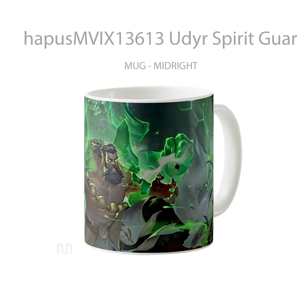Mug Udyr Spirit Guard Turtle League Of Legends Cangkir Gamer - All-side / Desain