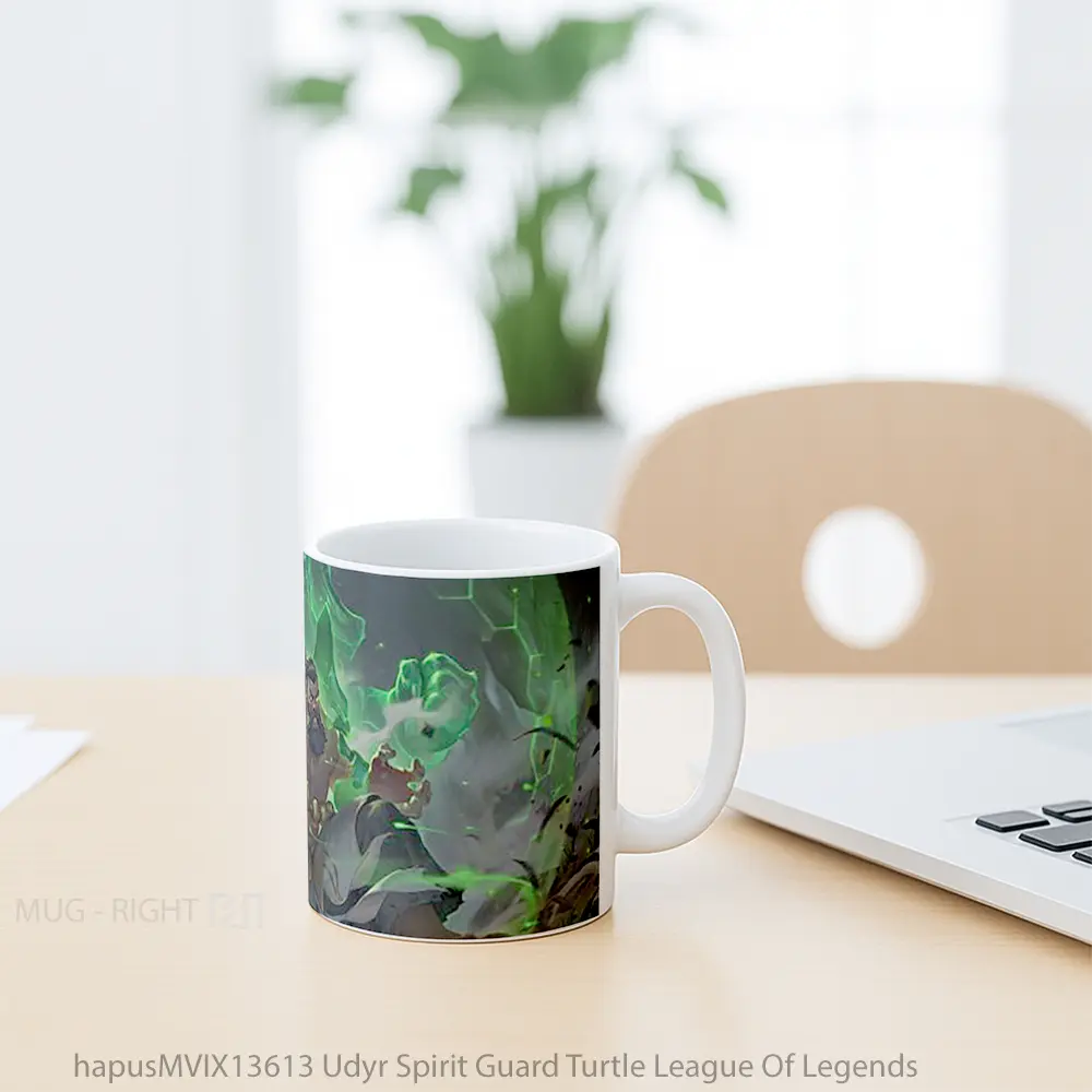 Mug Udyr Spirit Guard Turtle League Of Legends Cangkir Gamer - All-side / Desain