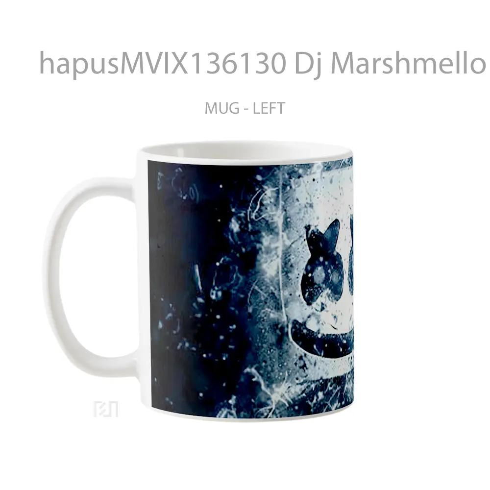 Mug Dj Marshmello V1 Gelas Keramik Unik - All-side / Desain