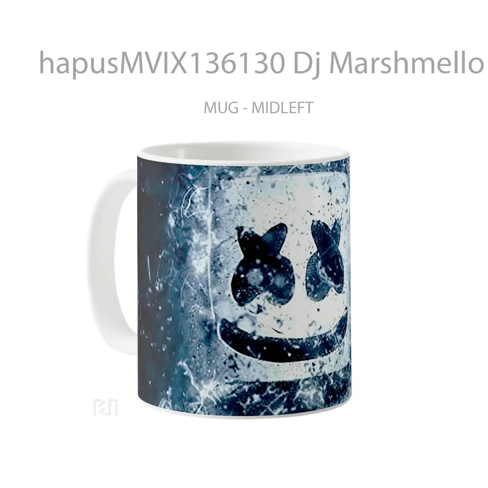 Mug Dj Marshmello V1 Gelas Keramik Unik - All-side / Desain